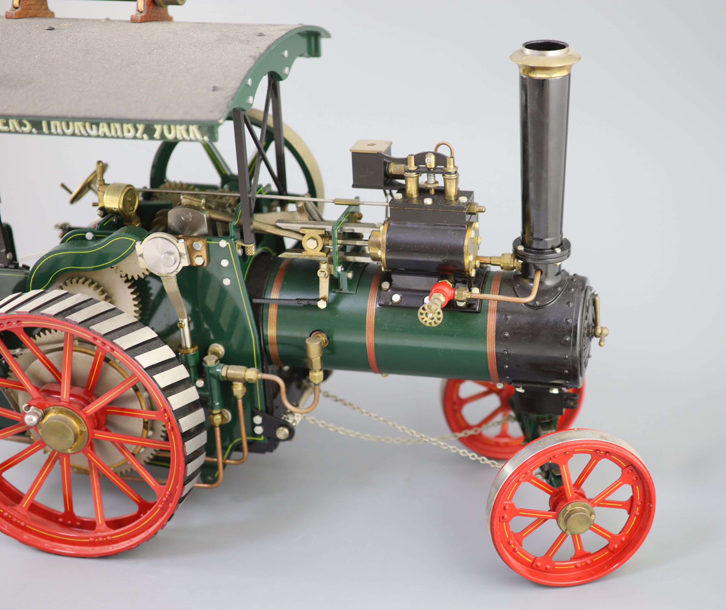 A Maxwell Hemmens Precision Steam Models agricultural traction engine,